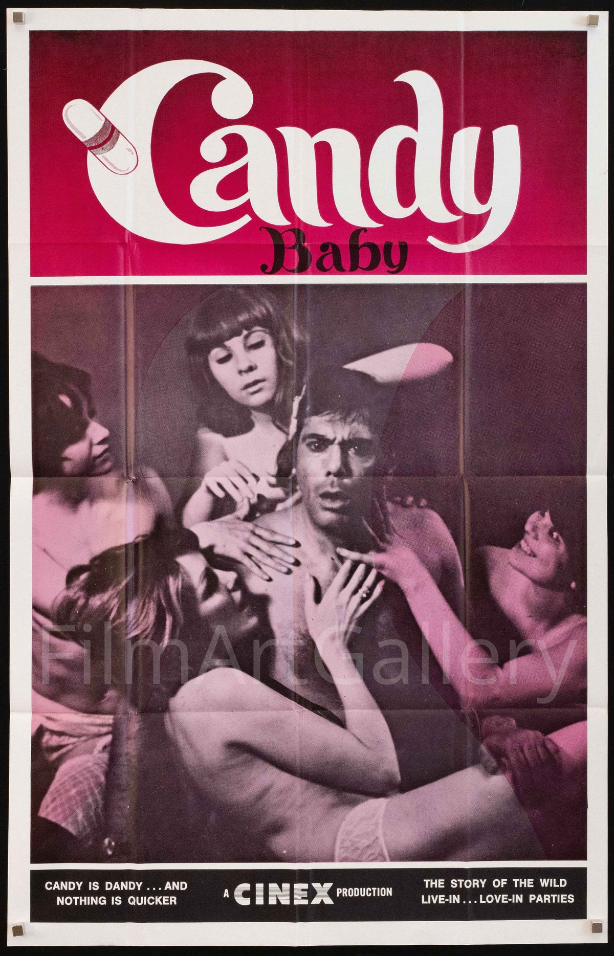 Candy Baby Original Vintage Movie Poster