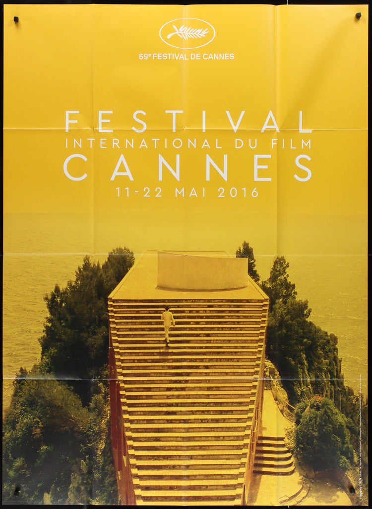 Cannes Film Festival 2016 Original Vintage Movie Poster