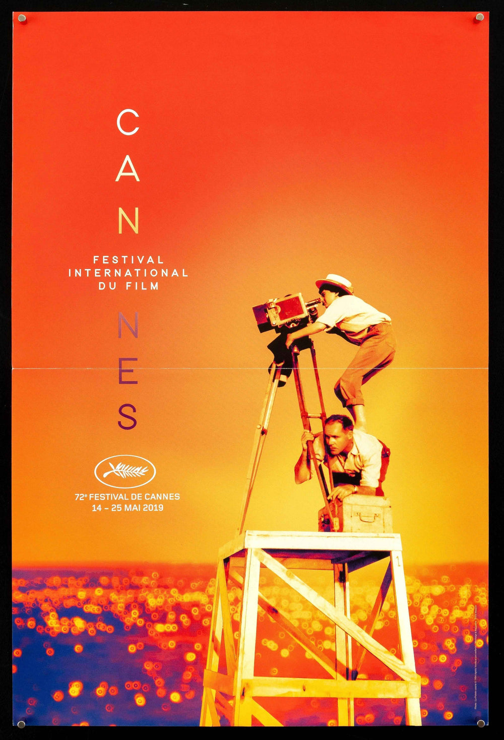 Cannes Film Festival 2019 Original Vintage Movie Poster