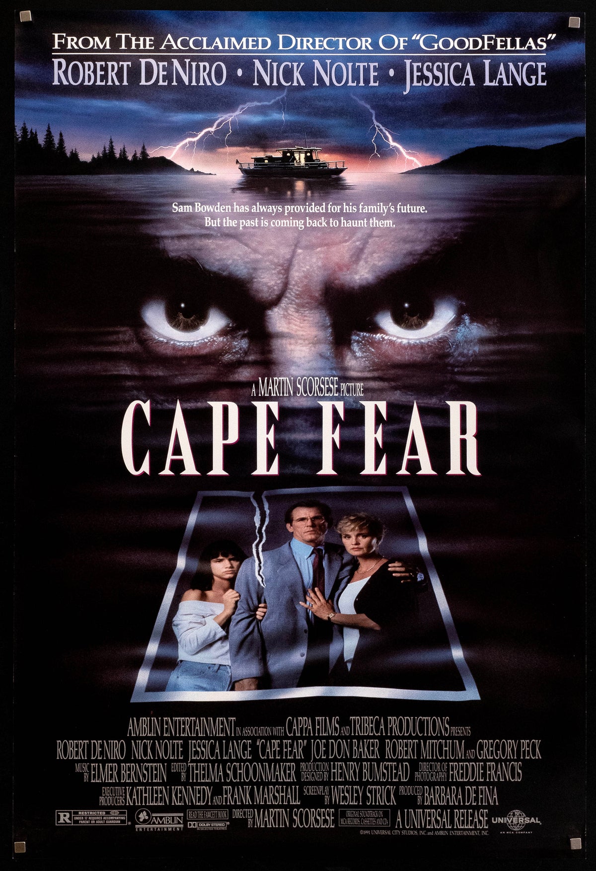 Cape Fear Original Vintage Movie Poster