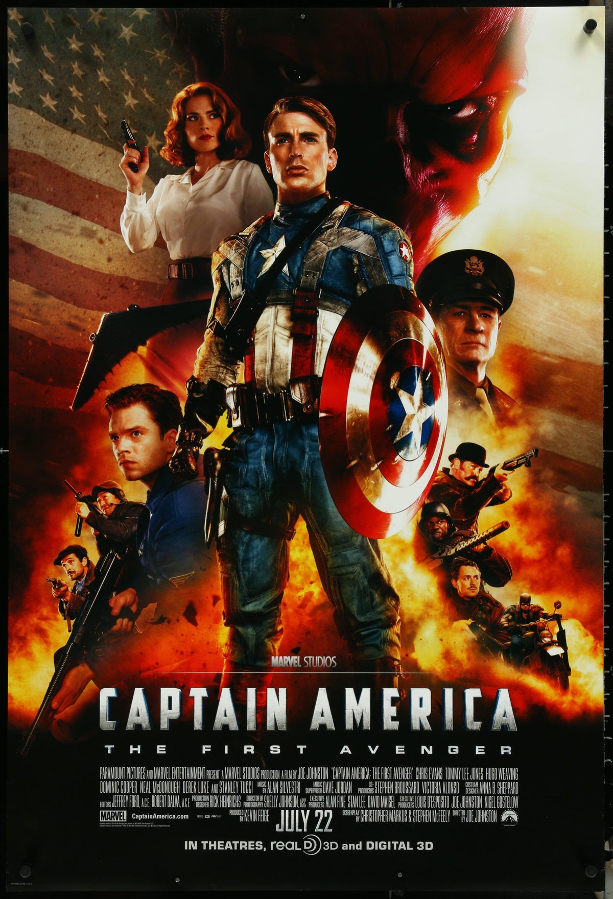 Captain America: The First Avenger Original Vintage Movie Poster