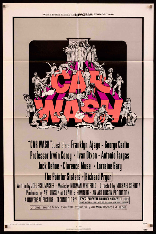 Car Wash Original Vintage Movie Poster