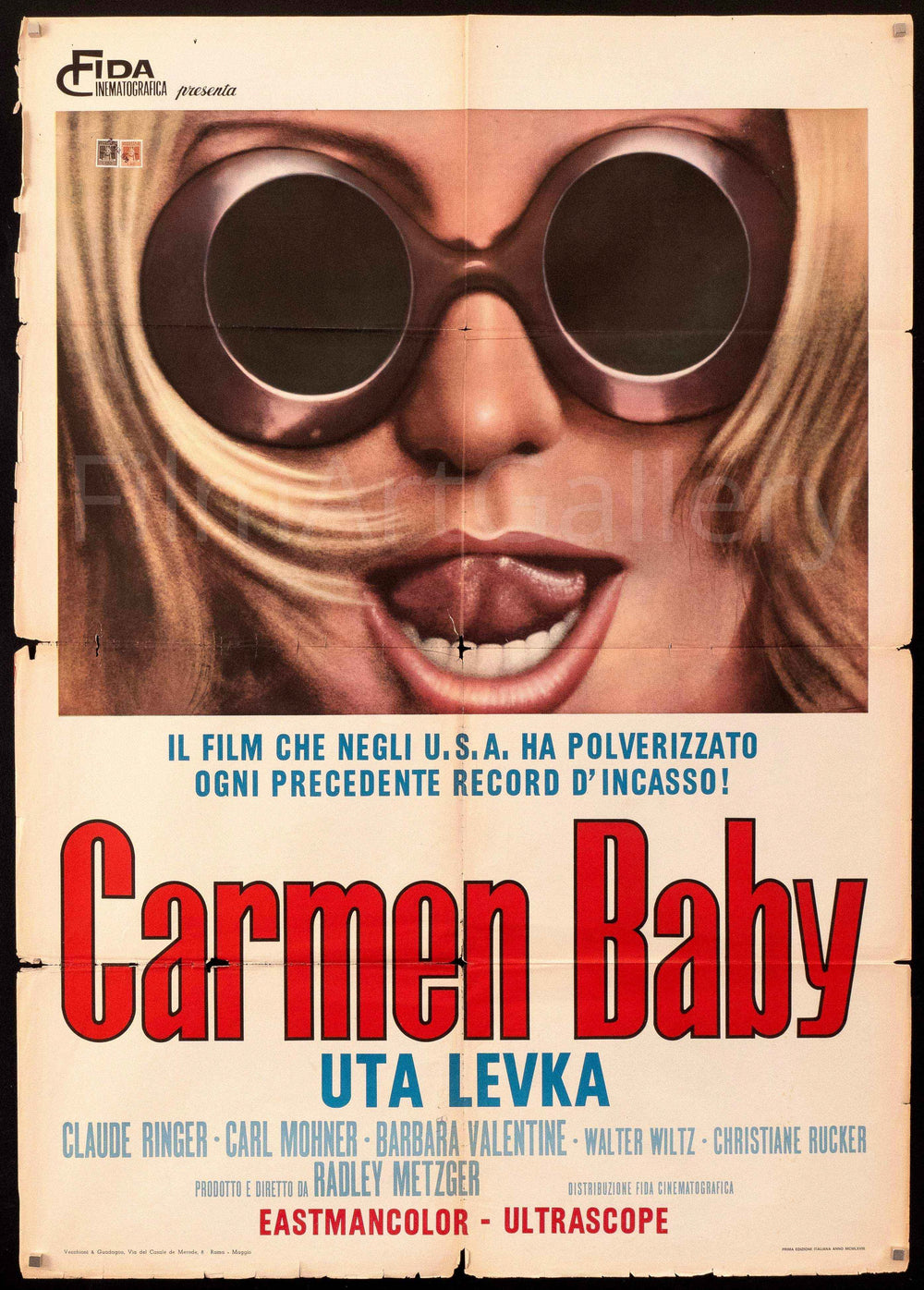 Carmen, Baby Original Vintage Movie Poster