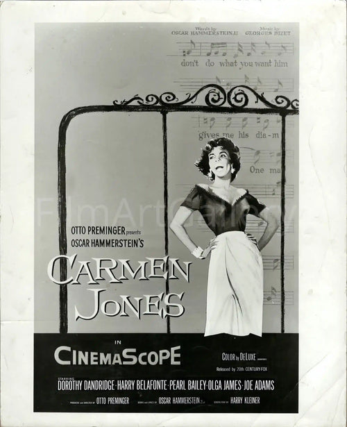 Carmen Jones Original Vintage Movie Poster