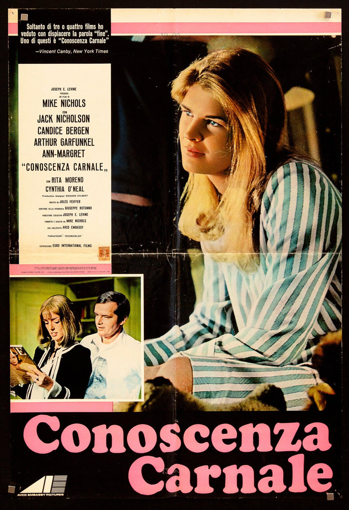 Carnal Knowledge Original Vintage Movie Poster