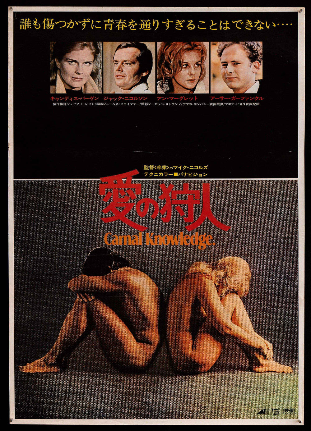 Carnal Knowledge Original Vintage Movie Poster