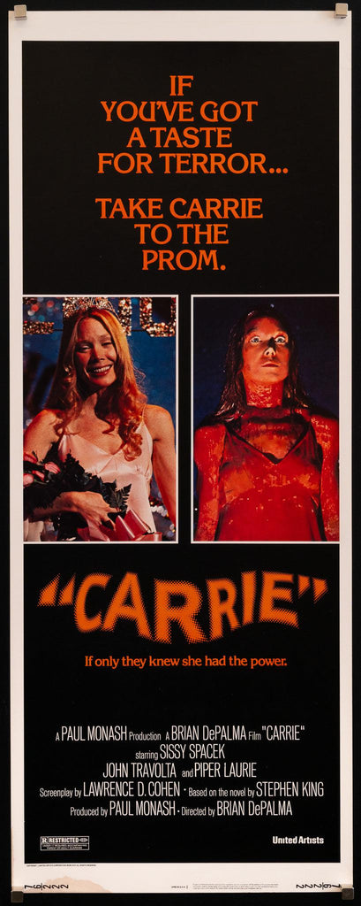 Carrie Insert (14x36) Original Vintage Movie Poster