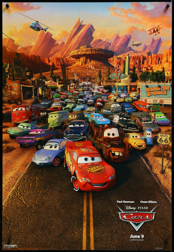 Cars Original Vintage Movie Poster