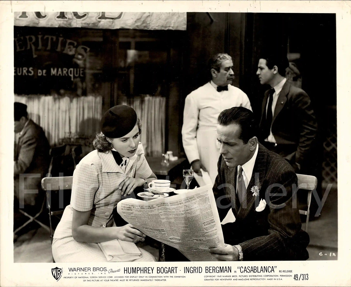 Casablanca Original Vintage Movie Poster
