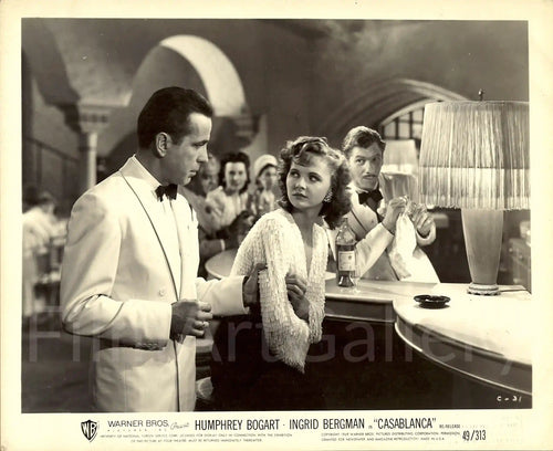 Casablanca Original Vintage Movie Poster