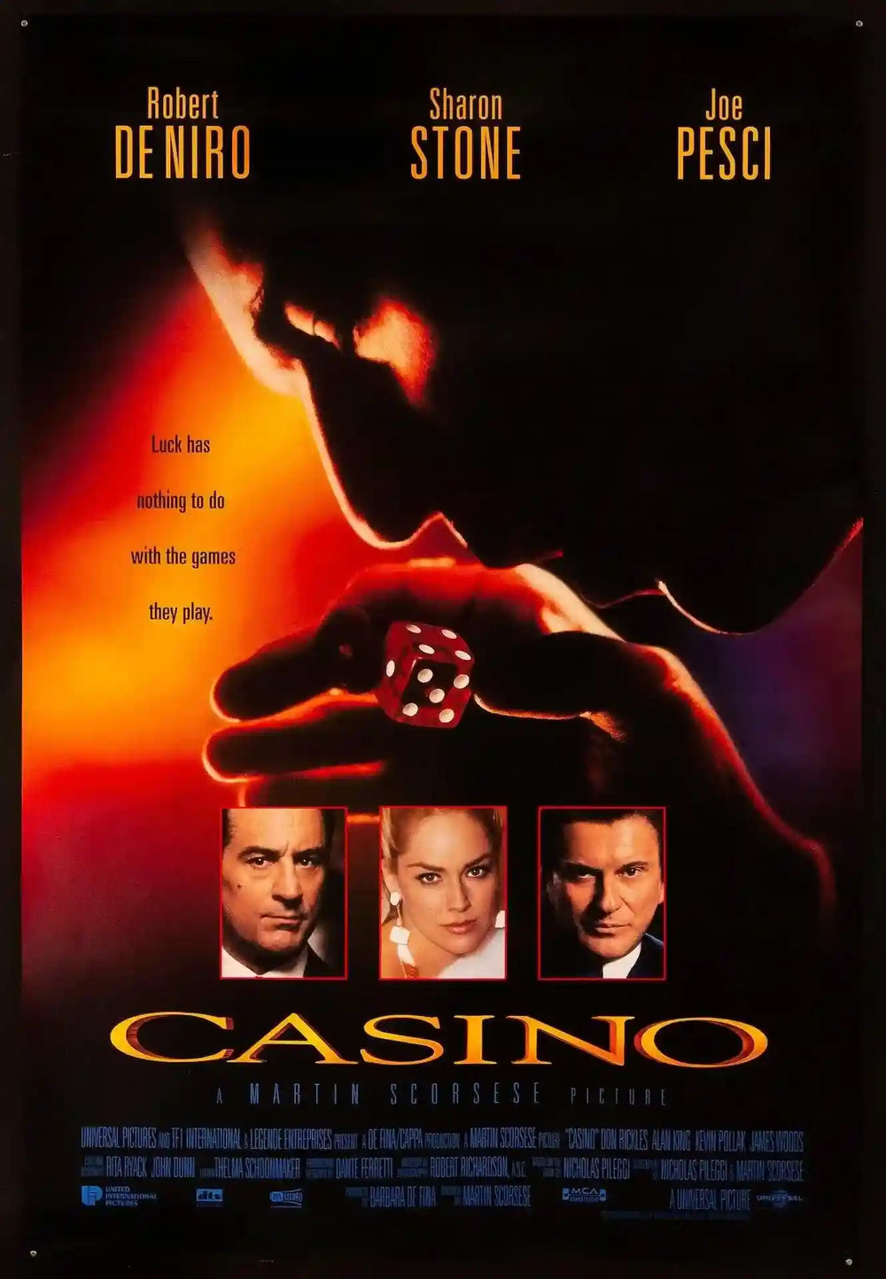 Casino Original Vintage Movie Poster
