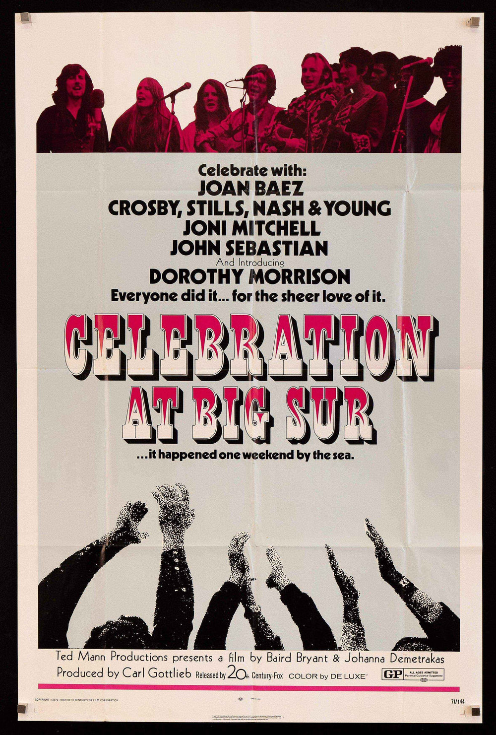 Celebration at Big Sur Original Vintage Movie Poster