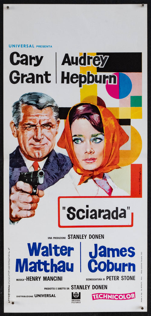 Charade Original Vintage Movie Poster