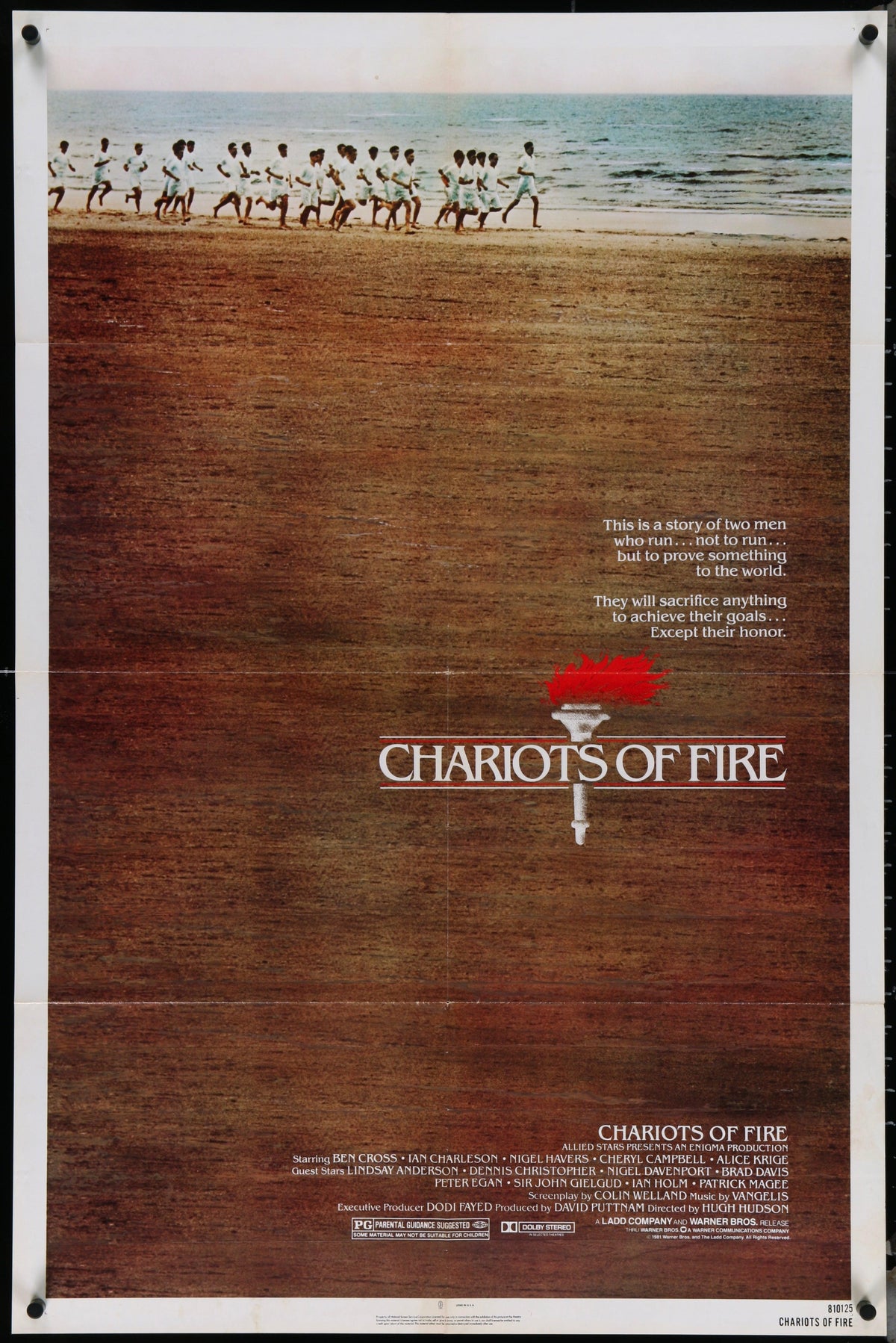 Chariots of Fire Original Vintage Movie Poster