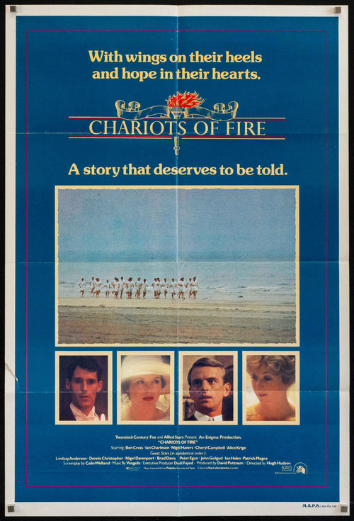 Chariots of Fire Original Vintage Movie Poster