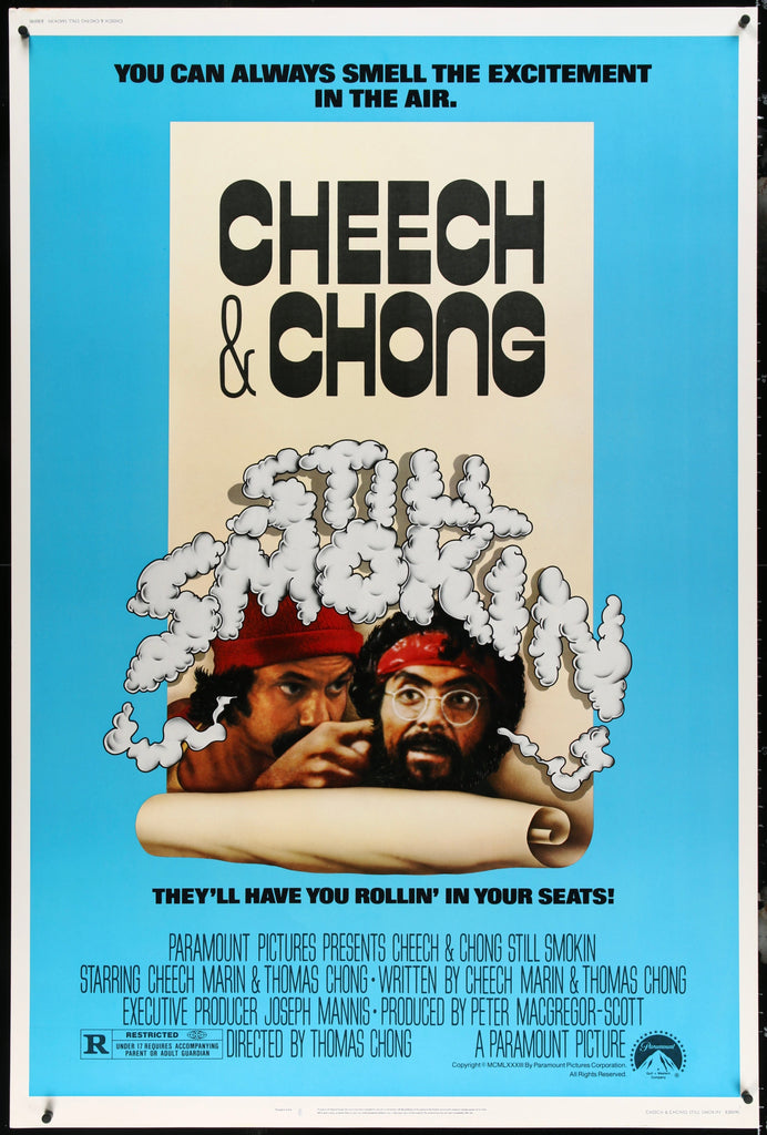 Cheech & Chong Still Smokin Original Vintage Movie Poster