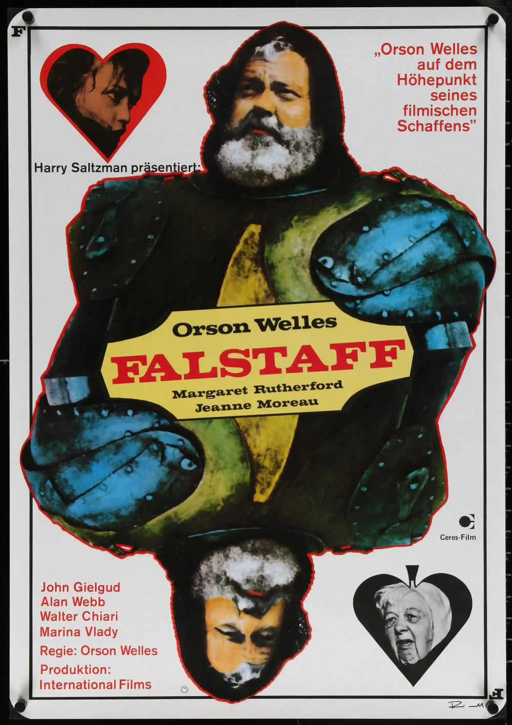 Chimes at Midnight (Falstaff) Original Vintage Movie Poster