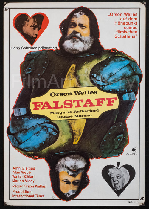 Chimes at Midnight (Falstaff) Original Vintage Movie Poster