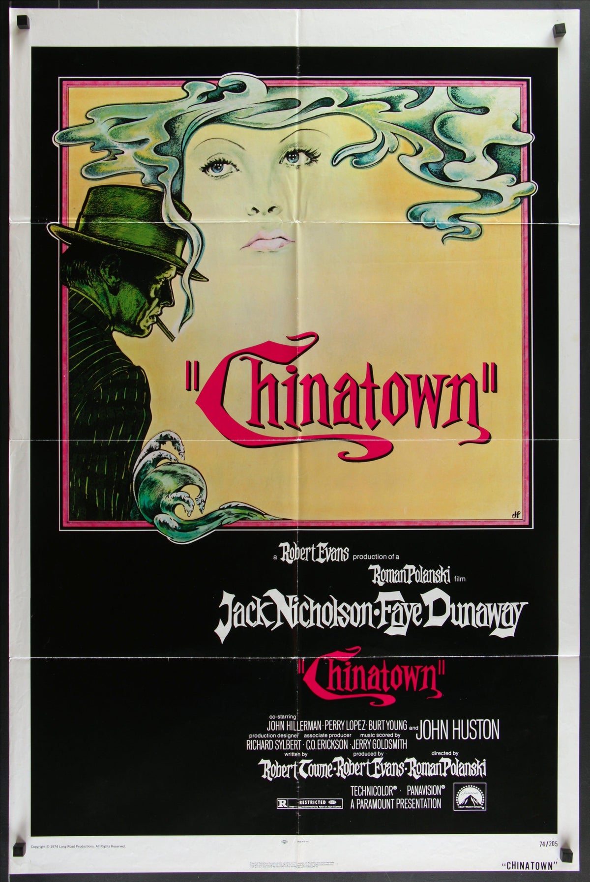 Chinatown Original Vintage Movie Poster