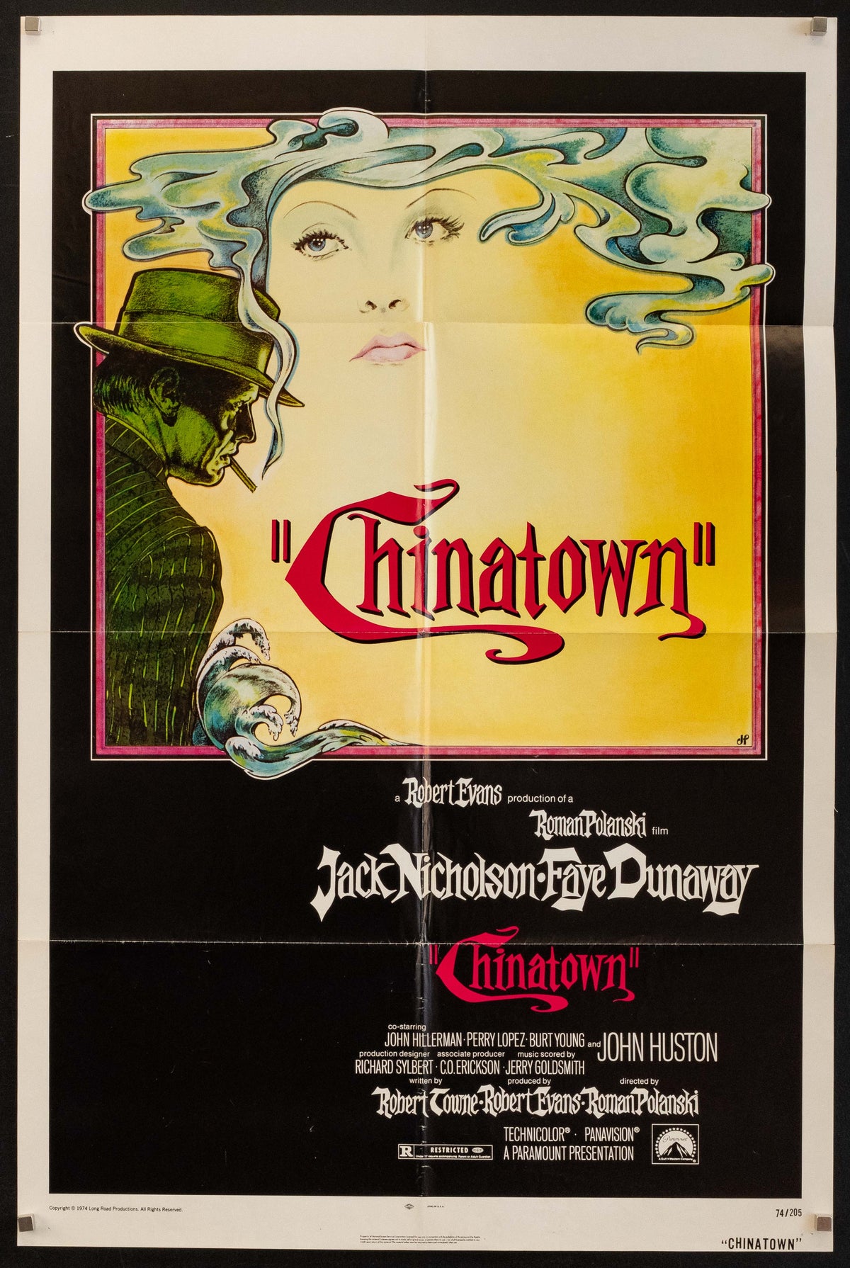 Chinatown Original Vintage Movie Poster