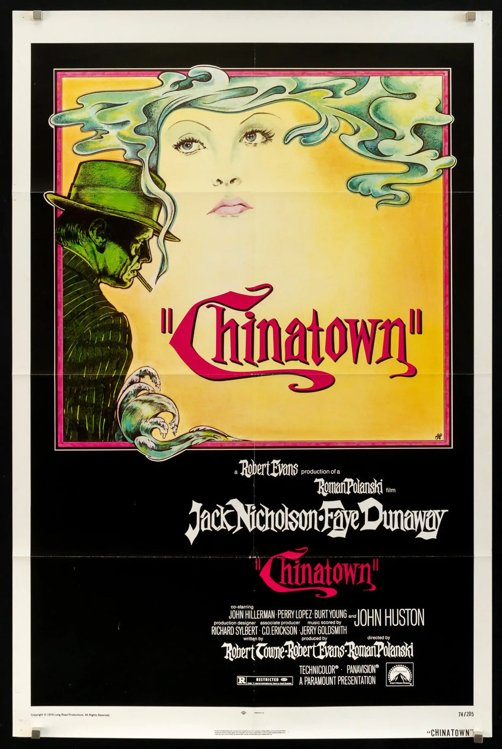 Chinatown Original Vintage Movie Poster