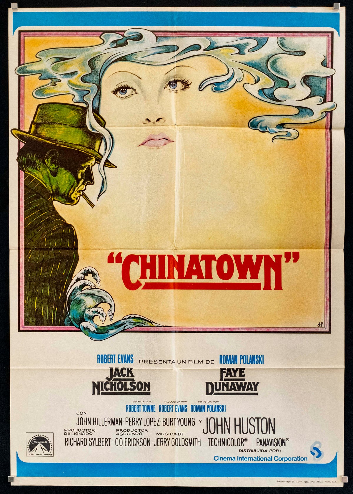 Chinatown Original Vintage Movie Poster