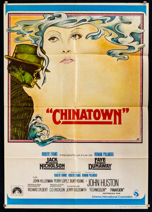 Chinatown Original Vintage Movie Poster