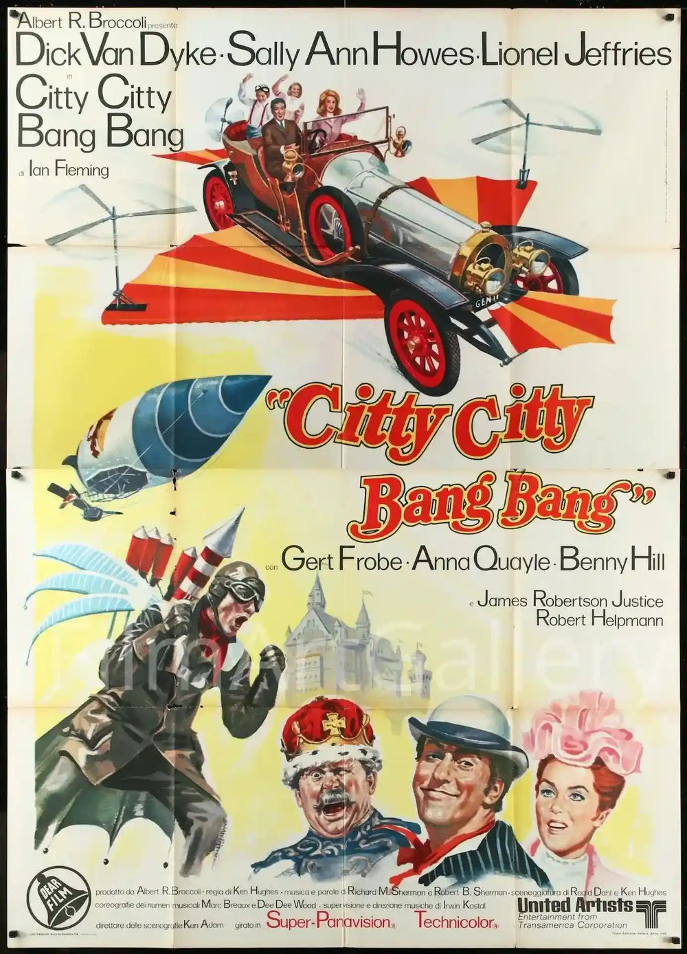 Chitty Chitty Bang Bang Original Vintage Movie Poster