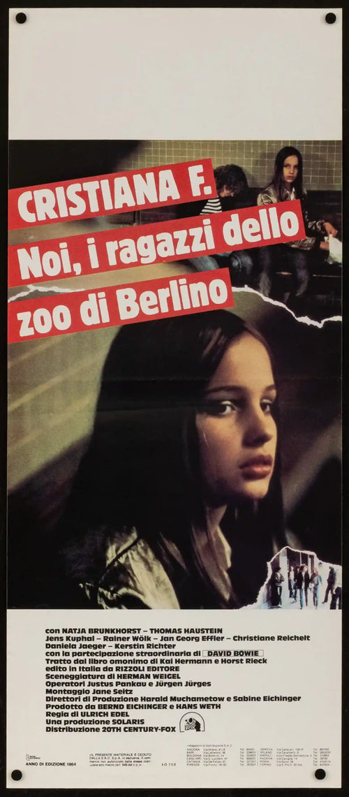 Christiane F. Original Vintage Movie Poster