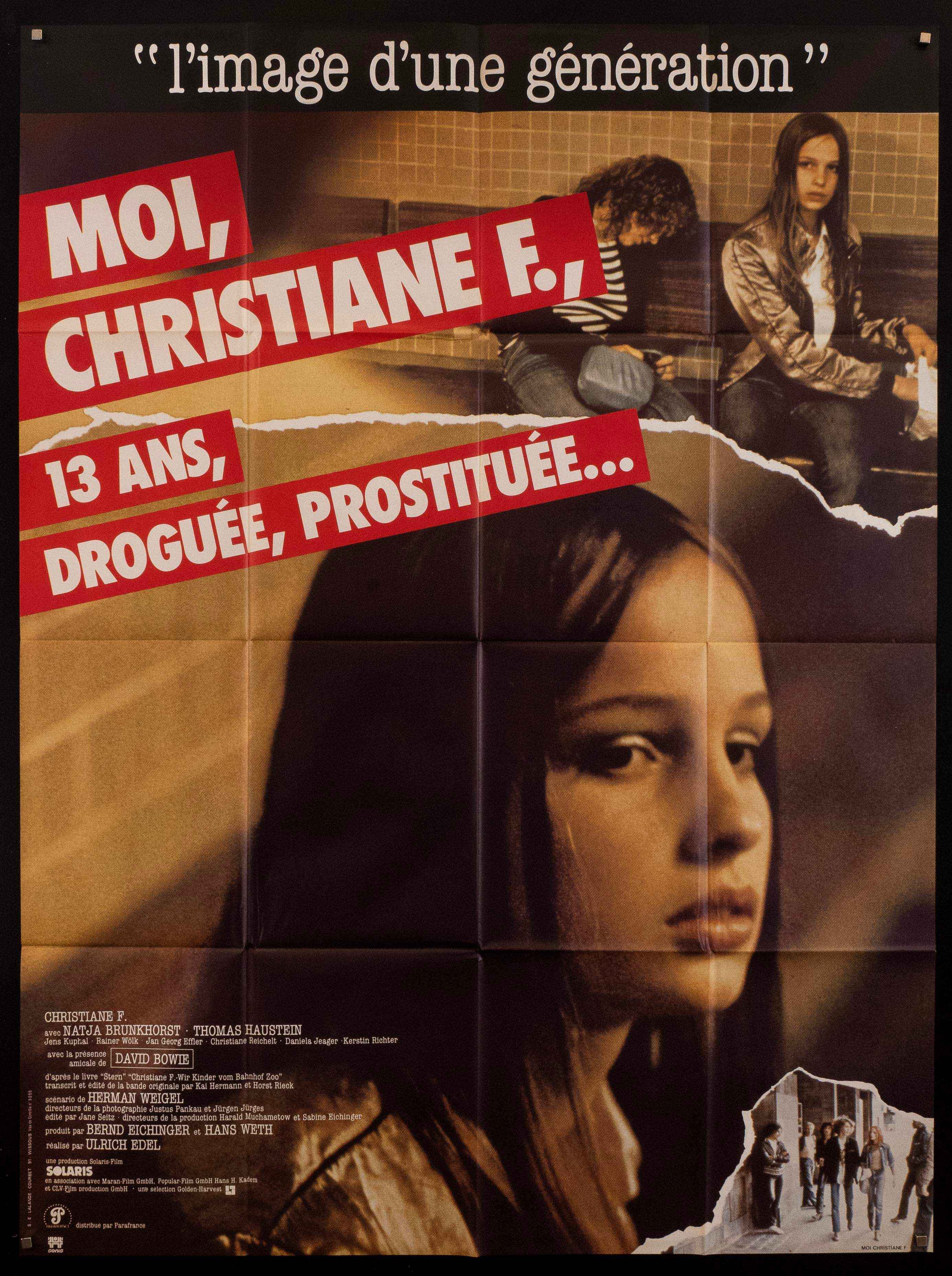 Christiane F. Movie Poster 1981 German A1 (23x33)