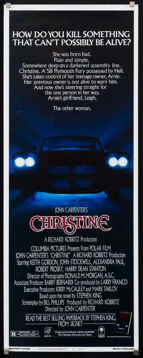 Christine Original Vintage Movie Poster