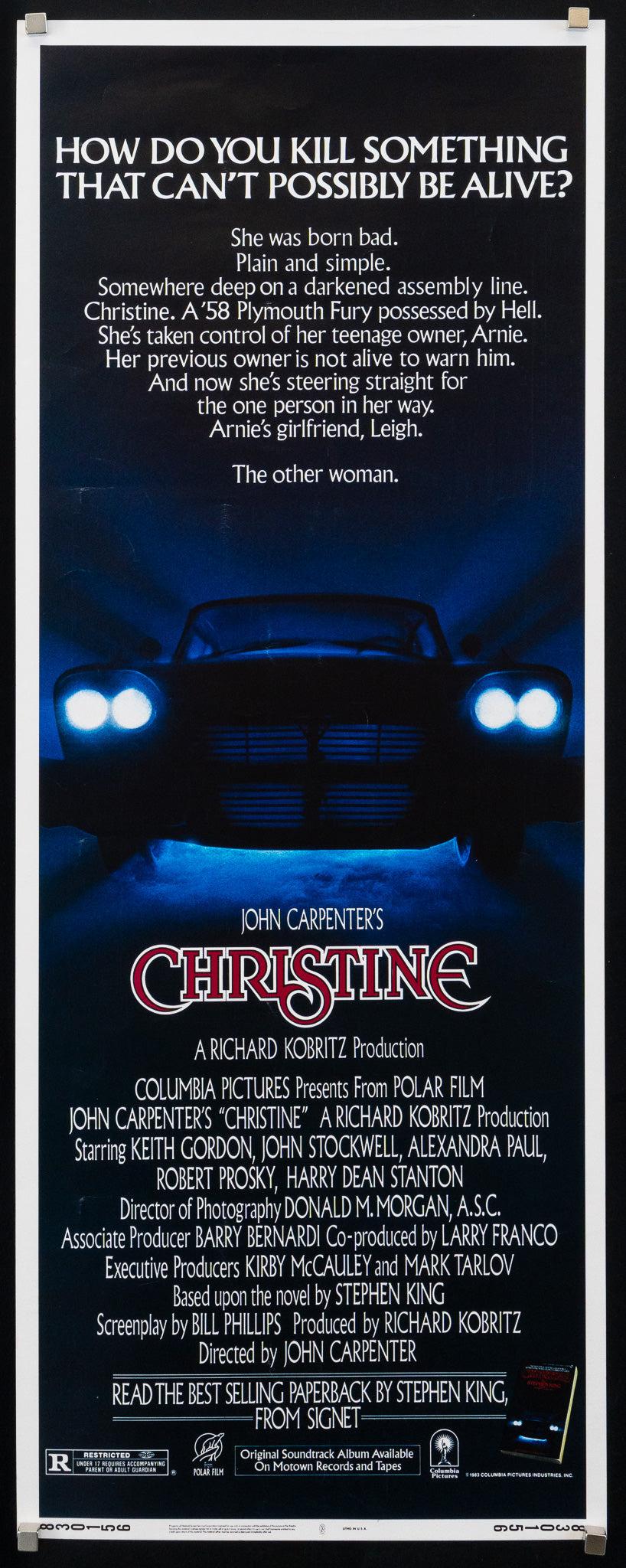 Christine Original Vintage Movie Poster