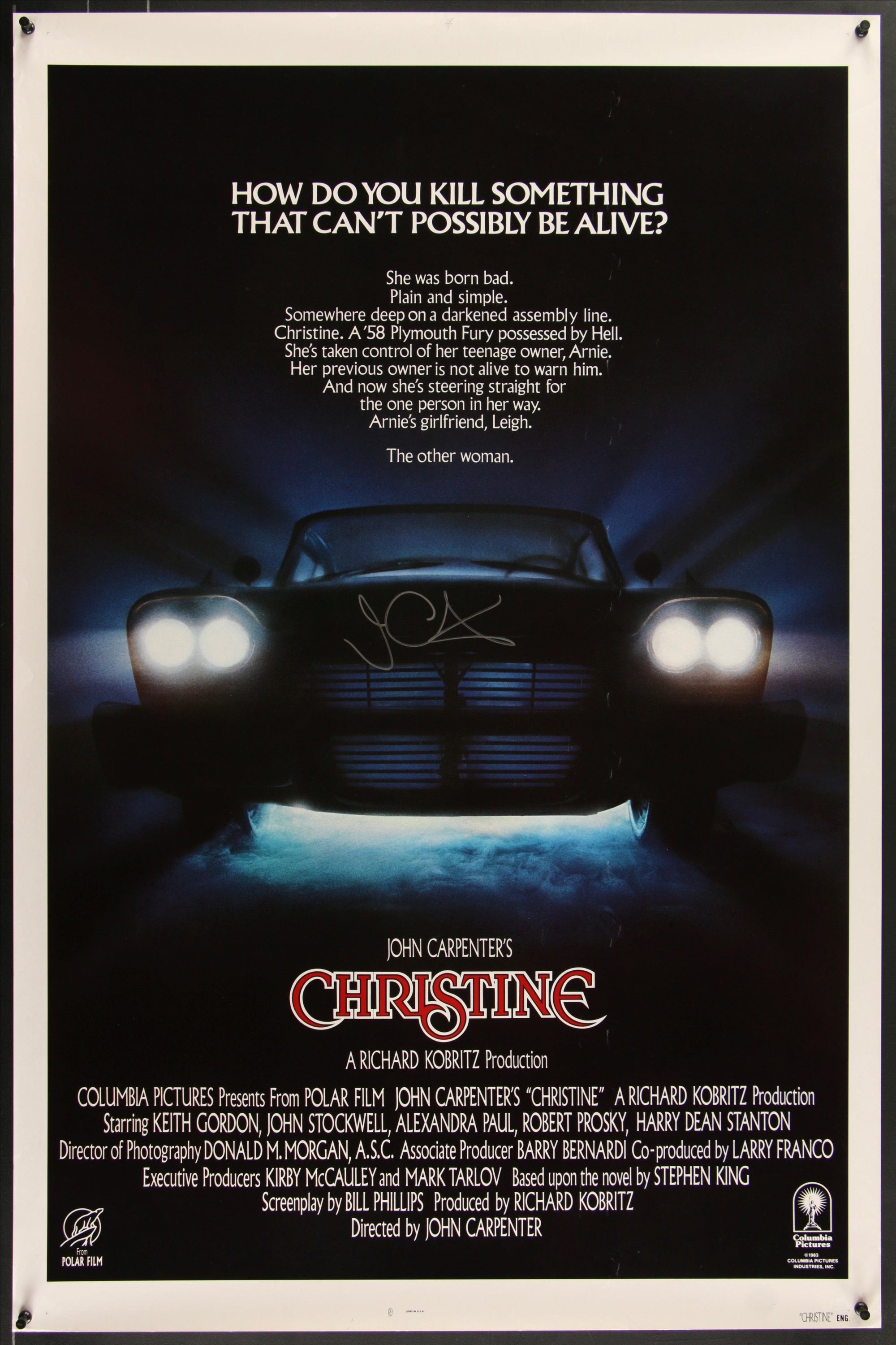 Christine Original Vintage Movie Poster