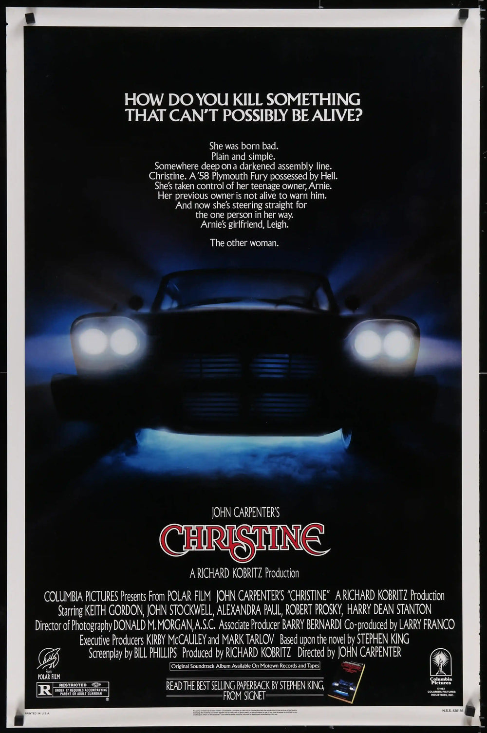 Christine Original Vintage Movie Poster