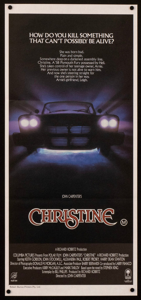 Christine Original Vintage Movie Poster