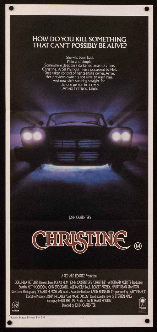 Christine Original Vintage Movie Poster