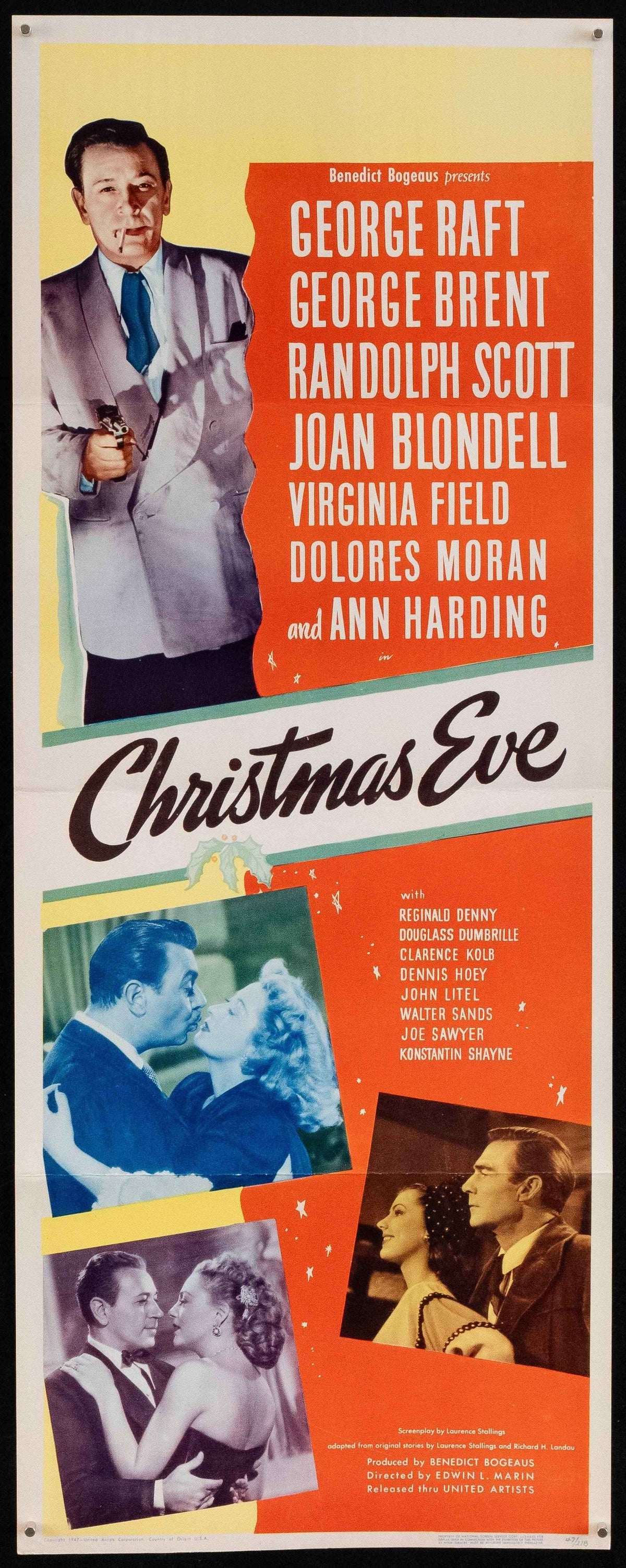 Christmas Eve Original Vintage Movie Poster