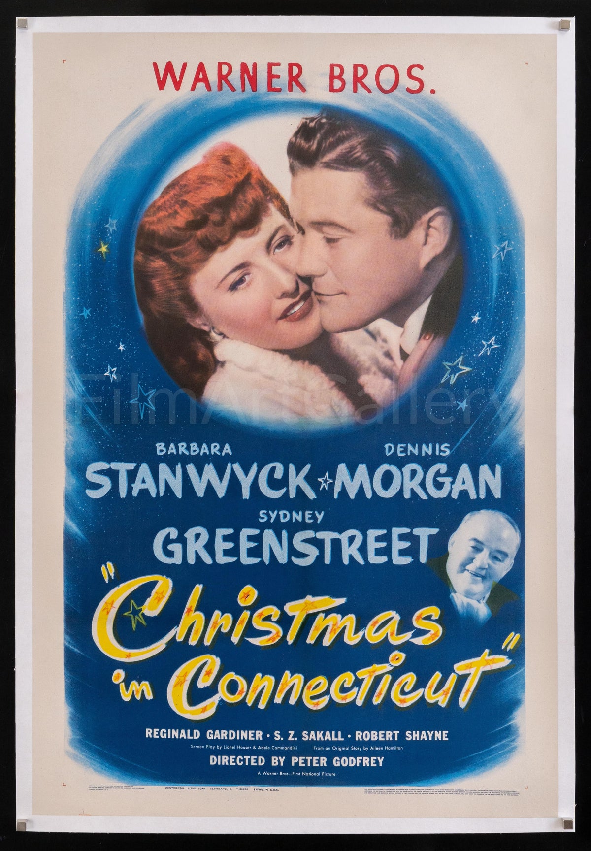 Christmas in Connecticut Original Vintage Movie Poster