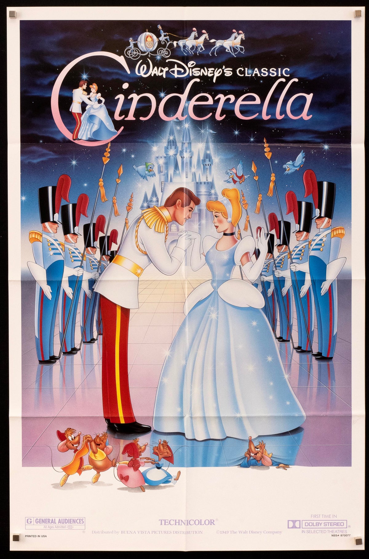 Cinderella Original Vintage Movie Poster