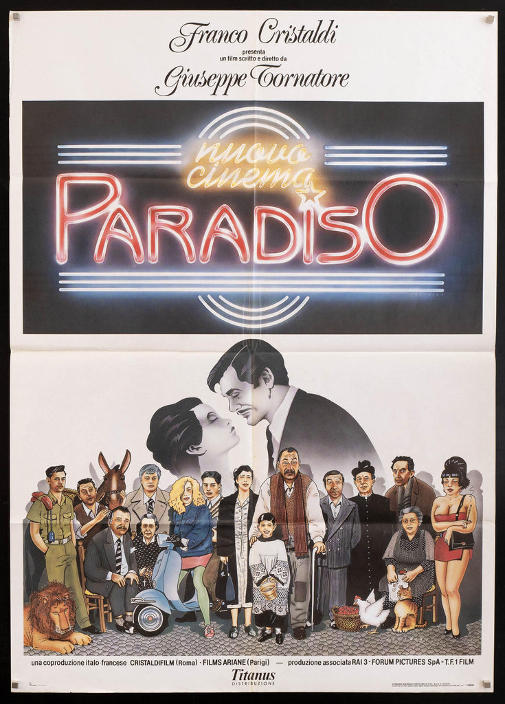 Cinema Paradiso Italian 2 foglio (39x55) Original Vintage Movie Poster