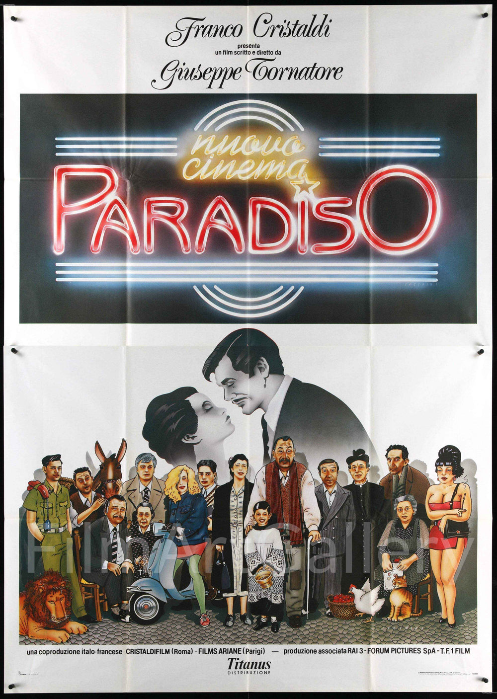 Cinema Paradiso Original Vintage Movie Poster