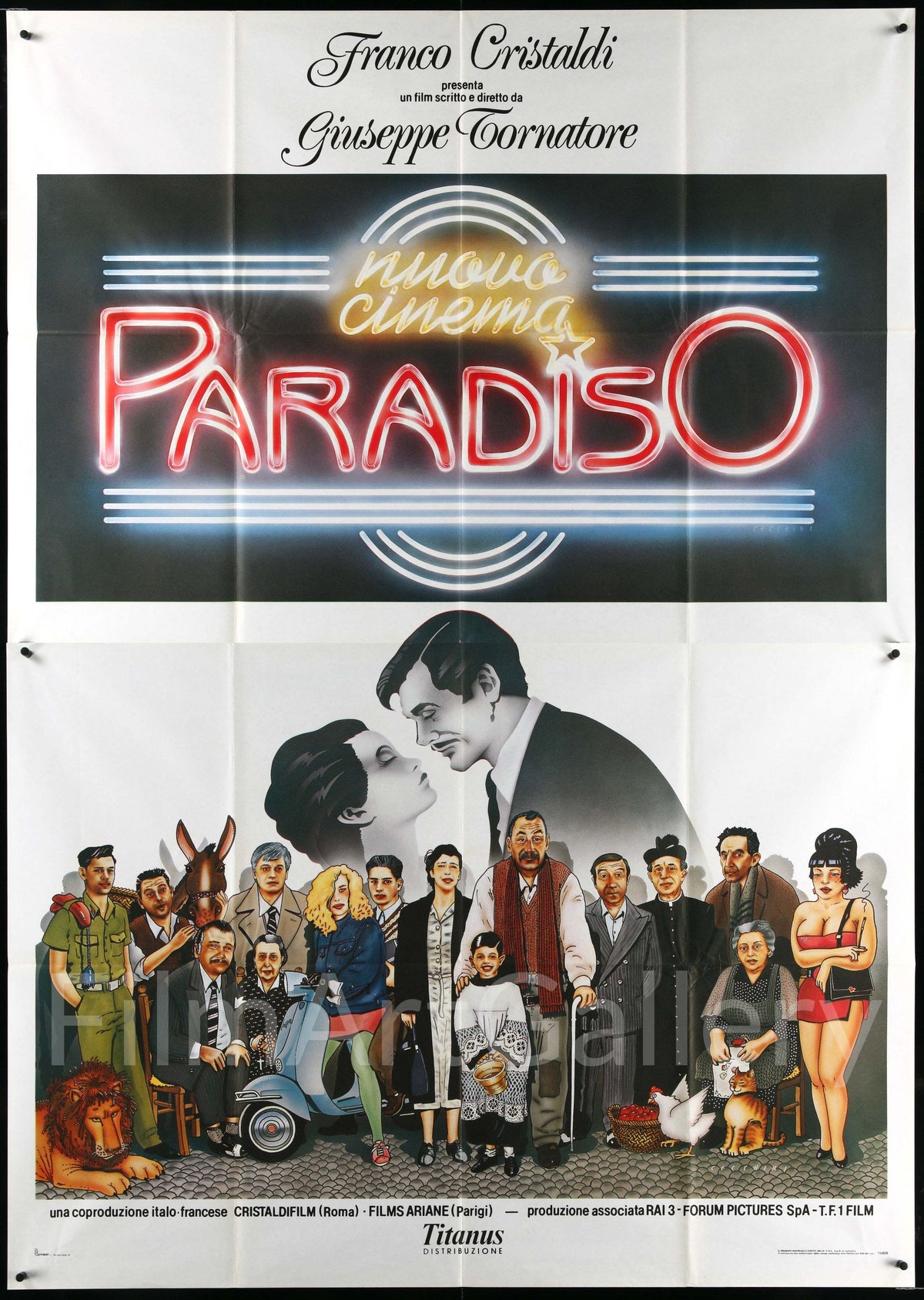 Cinema Paradiso Original Vintage Movie Poster