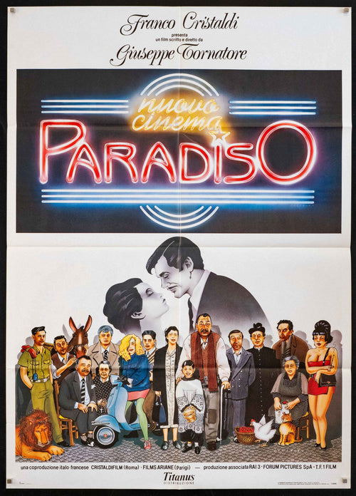 Cinema Paradiso Original Vintage Movie Poster