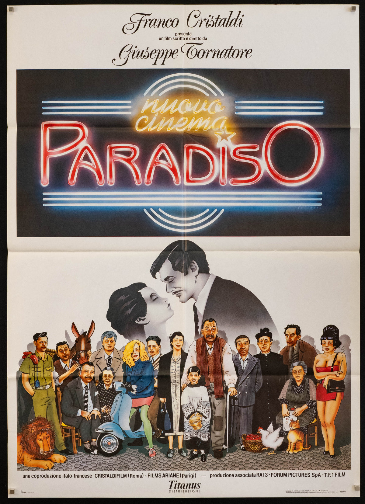 Cinema Paradiso Original Vintage Movie Poster