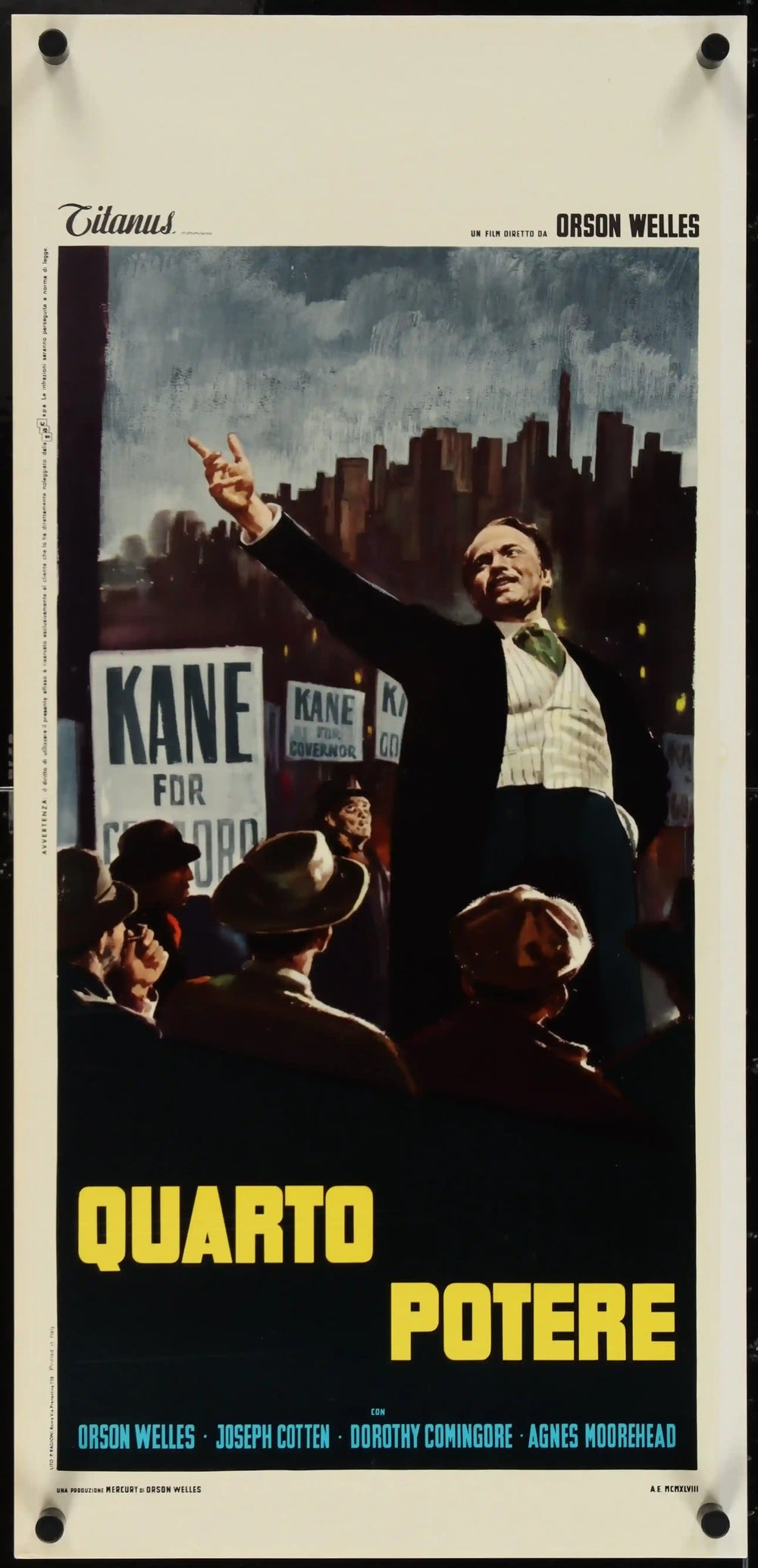Citizen Kane Original Vintage Movie Poster