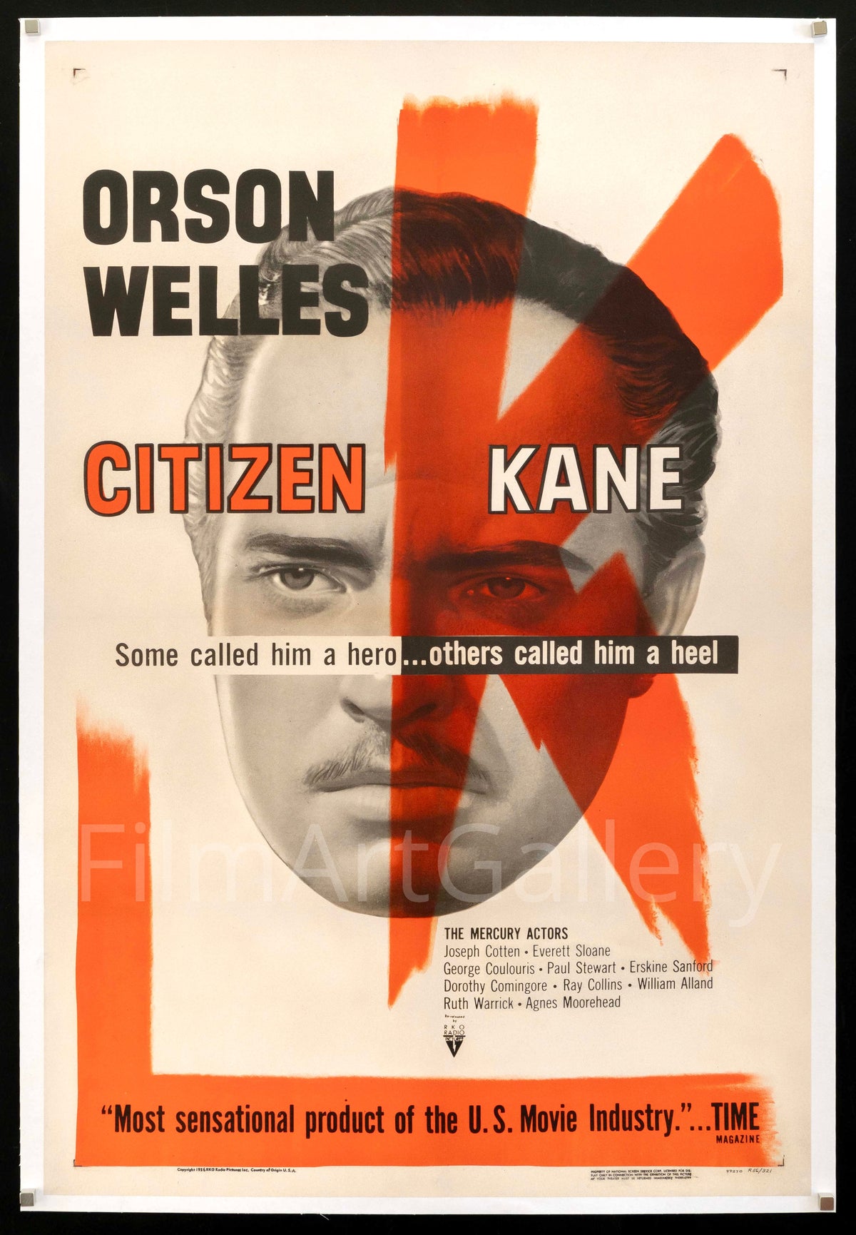 Citizen Kane Original Vintage Movie Poster