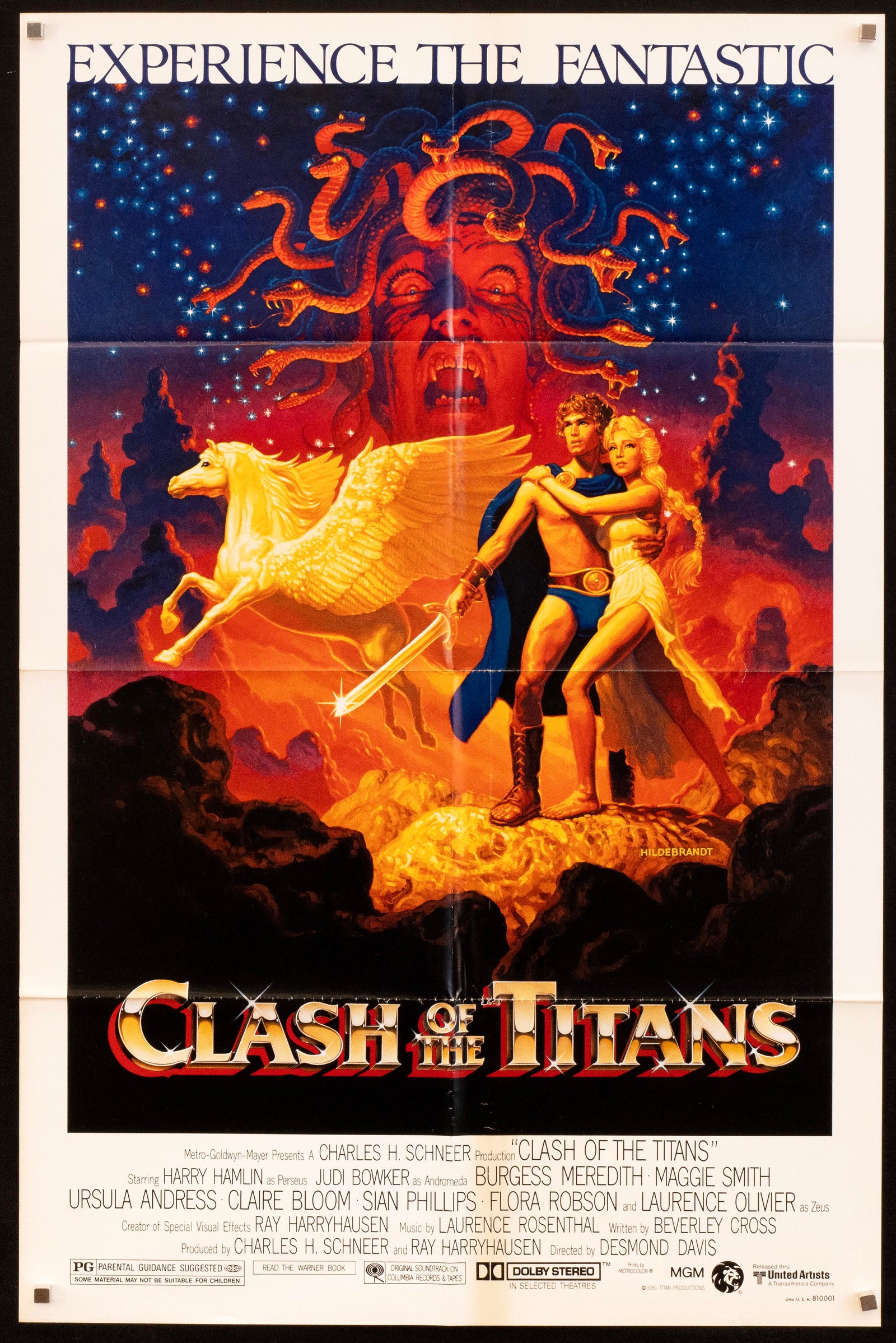 Clash of the Titans Original Vintage Movie Poster