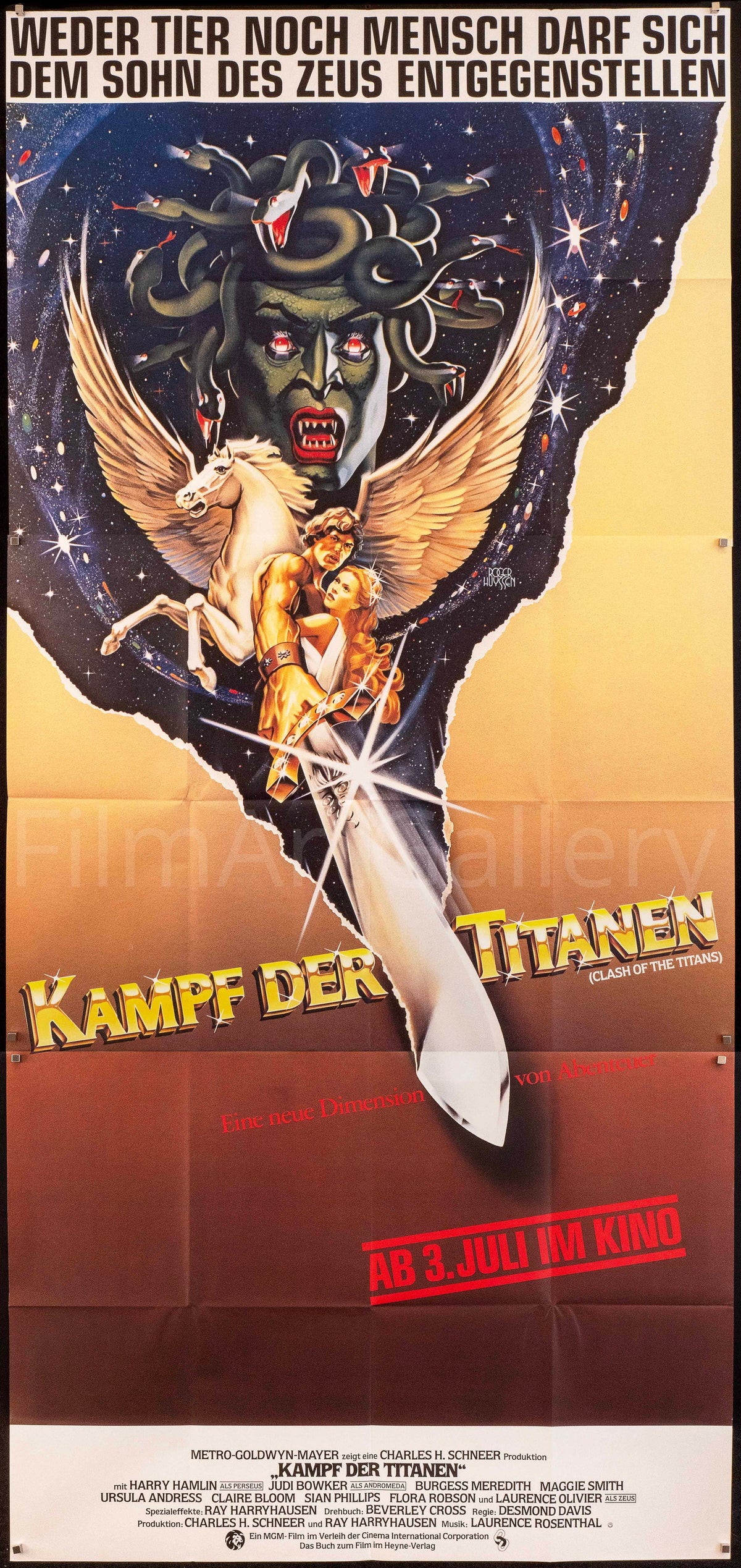 Clash of the Titans Original Vintage Movie Poster