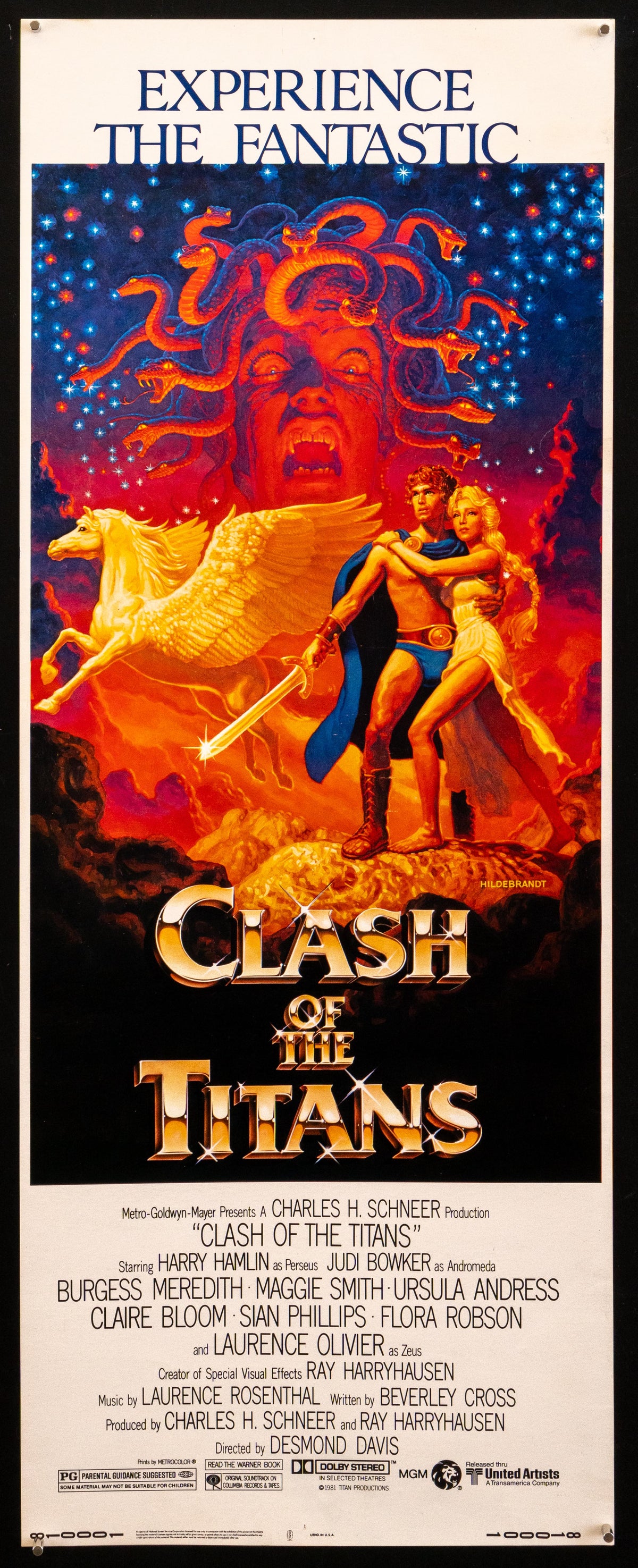 Clash of the Titans Original Vintage Movie Poster