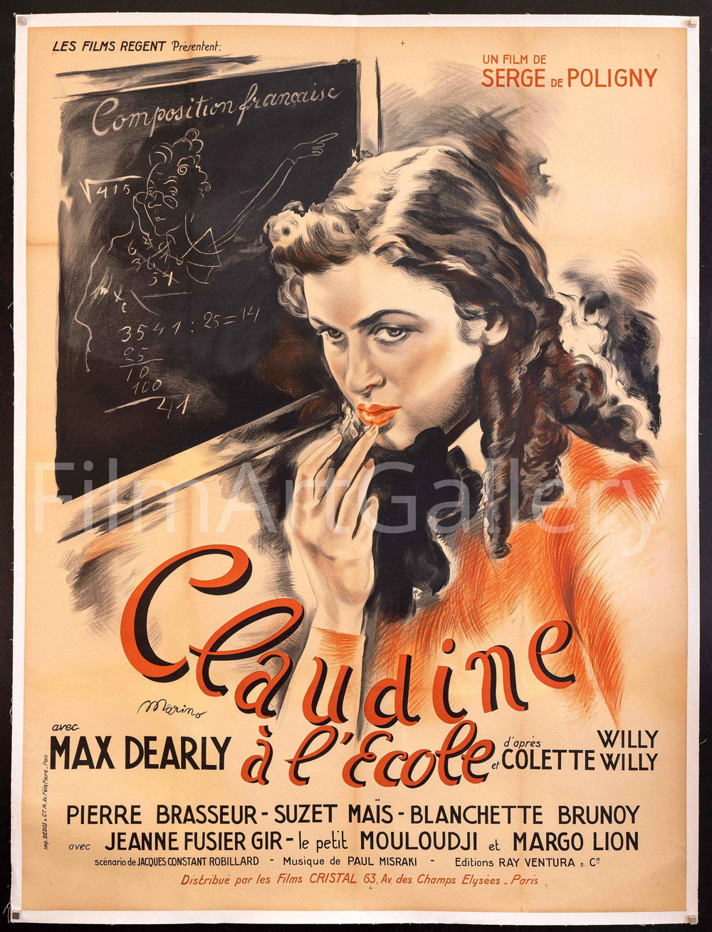 Claudine at School Original Vintage Movie Poster